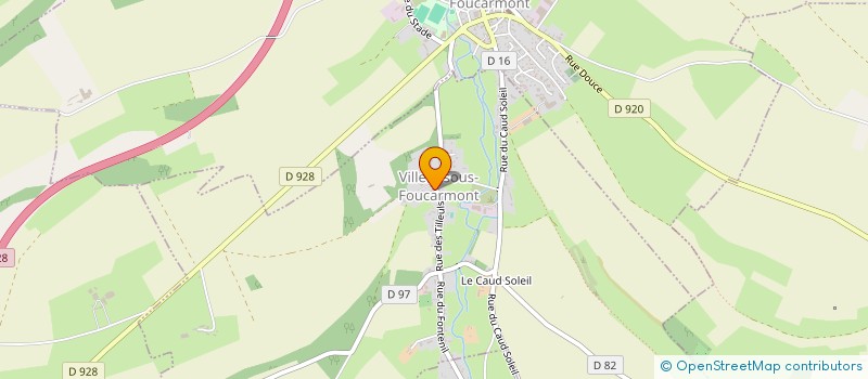 localisation de l'entreprise COMMUNE DE VILLERS SOUS FOUCARMONT  VILLERS-SOUS-FOUCARMONT