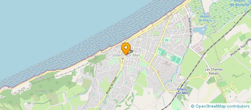 localisation de l'entreprise COMMUNE DE VILLERS SUR MER  VILLERS-SUR-MER