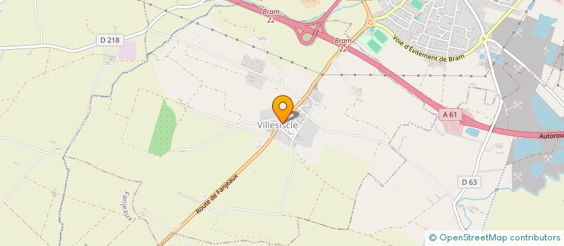 localisation de l'entreprise COMMUNE DE VILLESISCLE  VILLESISCLE