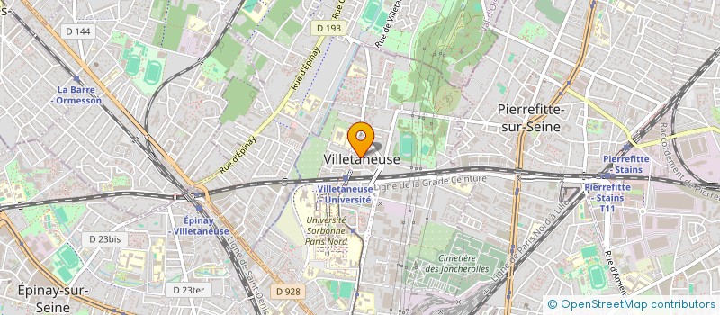 localisation de l'entreprise COMMUNE DE VILLETANEUSE à VILLETANEUSE