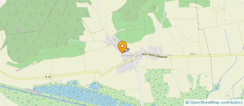 localisation de l'entreprise COMMUNE DE VILLEVENARD  VILLEVENARD