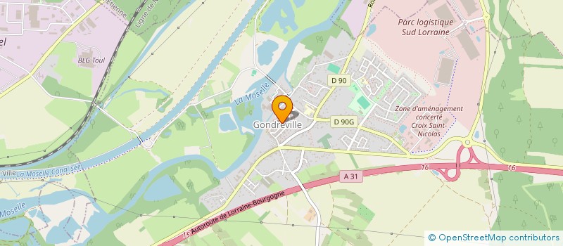 localisation de l'entreprise COMMUNE DE VILLEY LE SEC  VILLEY-LE-SEC