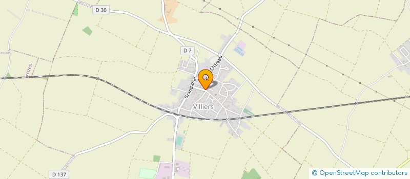 localisation de l'entreprise COMMUNE DE VILLIERS  VILLIERS