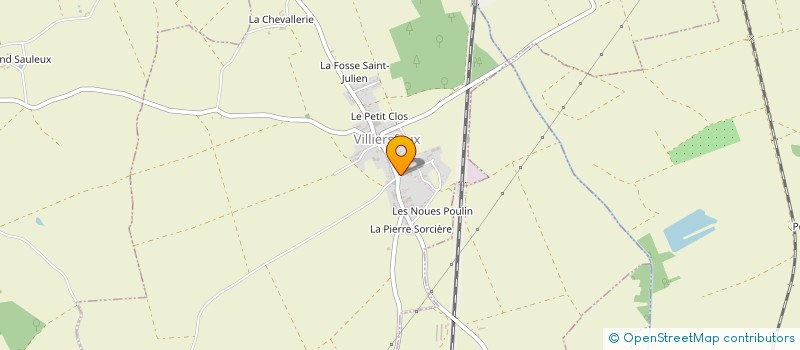 localisation de l'entreprise COMMUNE DE VILLIERSFAUX  VILLIERSFAUX