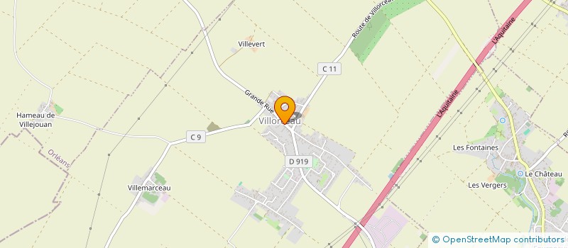 localisation de l'entreprise COMMUNE DE VILLORCEAU à VILLORCEAU