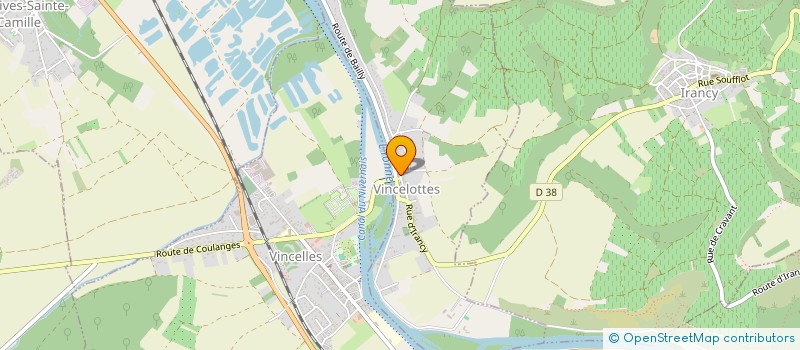 localisation de l'entreprise COMMUNE DE VINCELOTTES  VINCELOTTES
