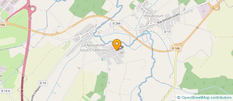 localisation de l'entreprise COMMUNE DE VIOCOURT  VIOCOURT