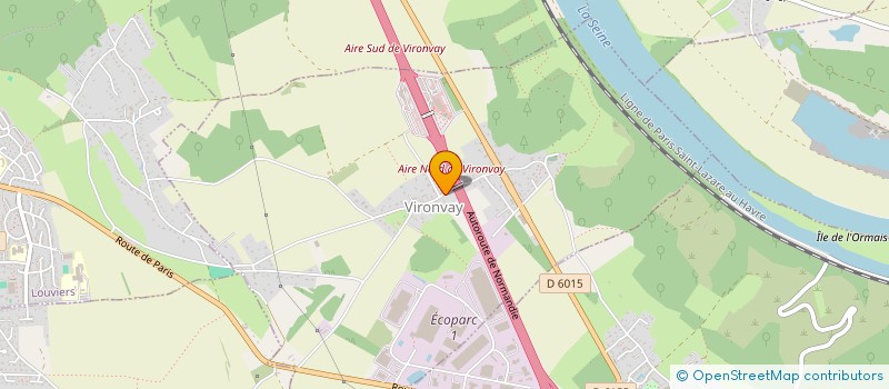 localisation de l'entreprise COMMUNE DE VIRONVAY  VIRONVAY