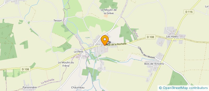 localisation de l'entreprise COMMUNE DE VIRSON  VIRSON