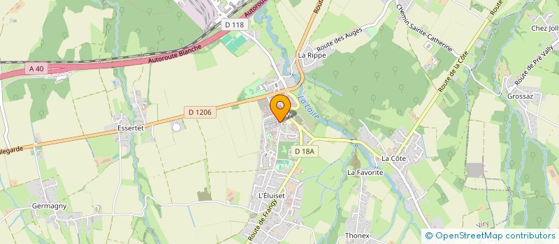 localisation de l'entreprise COMMUNE DE VIRY  VIRY