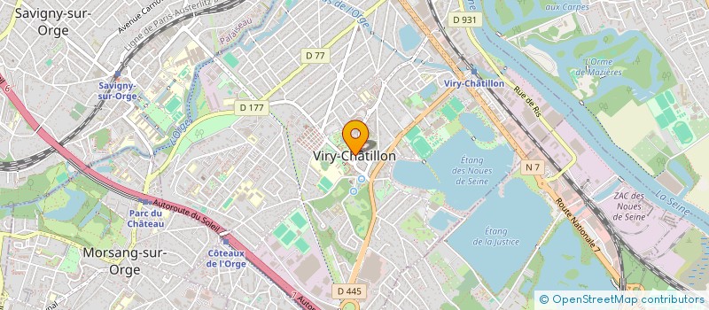 localisation de l'entreprise COMMUNE DE VIRY CHATILLON à VIRY CHATILLON