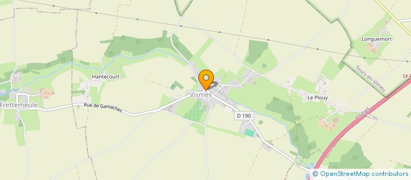 localisation de l'entreprise COMMUNE DE VISMES à VISMES