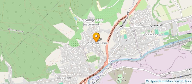 localisation de l'entreprise COMMUNE DE VITRY SUR ORNE  VITRY-SUR-ORNE