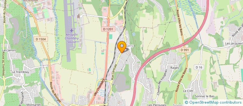 localisation de l'entreprise COMMUNE DE VOGLANS  VOGLANS