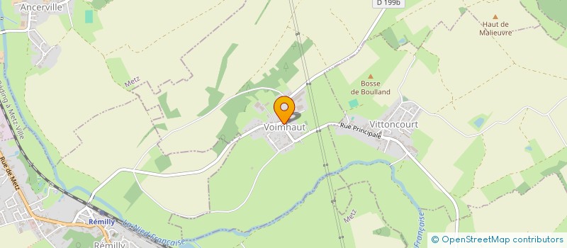 localisation de l'entreprise COMMUNE DE VOIMHAUT  VOIMHAUT