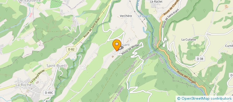 localisation de l'entreprise COMMUNE DE VOISSANT  VOISSANT