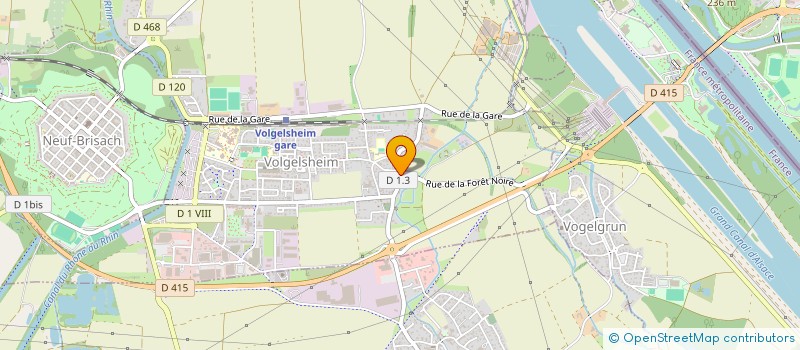 localisation de l'entreprise COMMUNE DE VOLGELSHEIM à VOLGELSHEIM