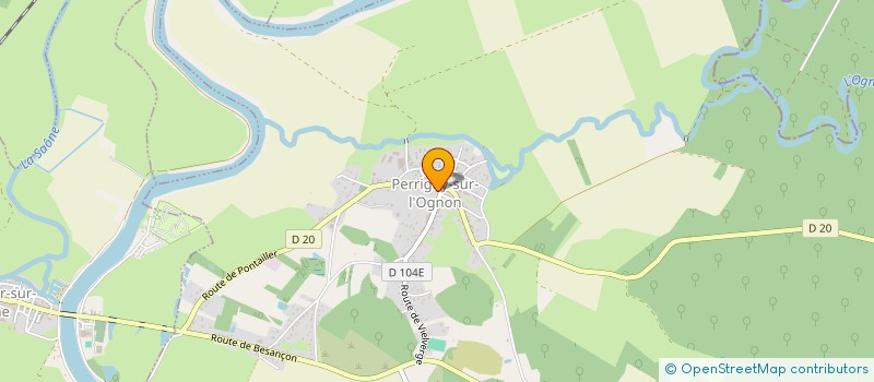 localisation de l'entreprise COMMUNE DE VONGES  VONGES