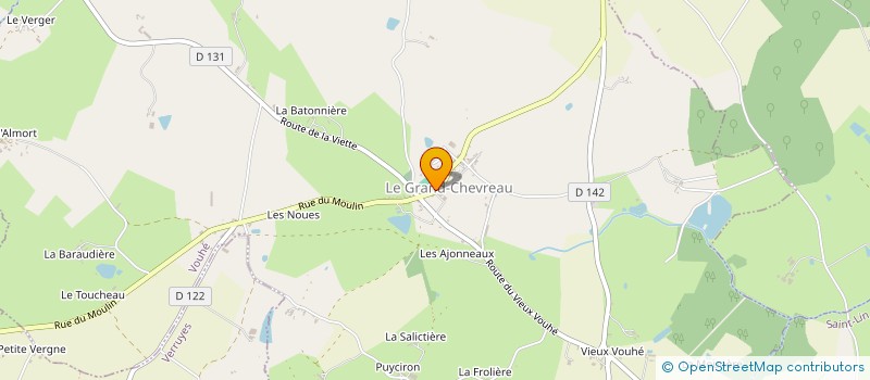 localisation de l'entreprise COMMUNE DE VOUHE  VOUHE