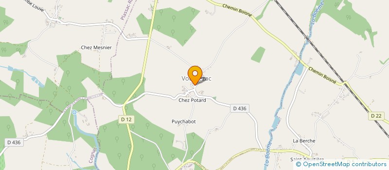 localisation de l'entreprise COMMUNE DE VOULGEZAC  VOULGEZAC