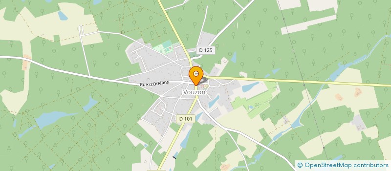 localisation de l'entreprise COMMUNE DE VOUZON  VOUZON