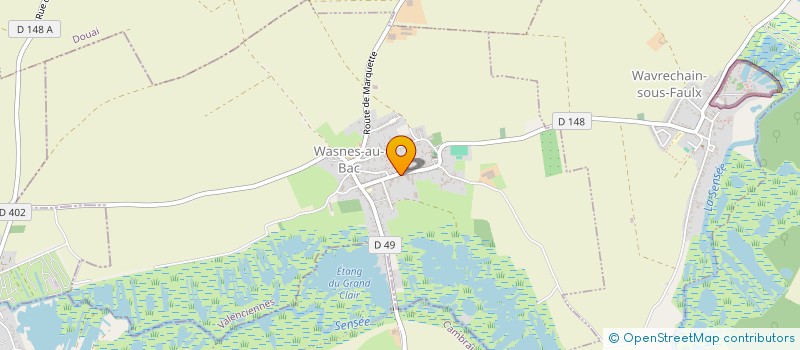 localisation de l'entreprise COMMUNE DE WASNES AU BAC à WASNES-AU-BAC