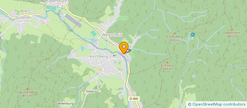 localisation de l'entreprise COMMUNE DE WEGSCHEID  WEGSCHEID