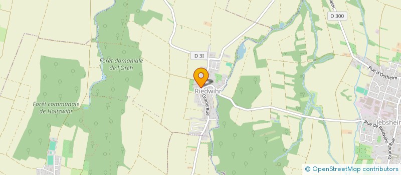 localisation de l'entreprise COMMUNE DE WICKERSCHWIHR  WICKERSCHWIHR
