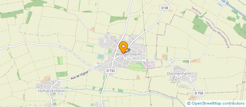 localisation de l'entreprise COMMUNE DE WINGERSHEIM LES QUATRE BANS à WINGERSHEIM LES QUATRE BANS