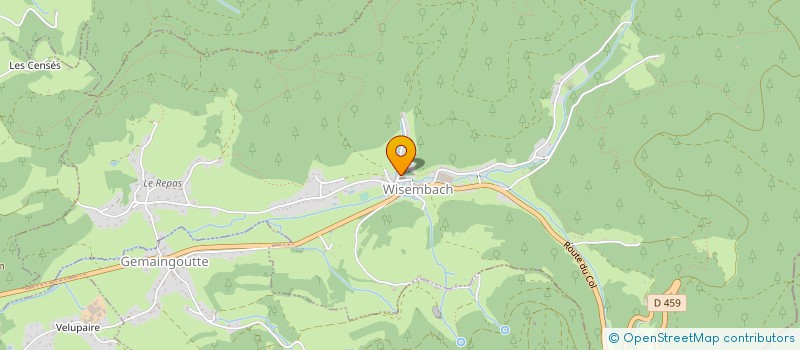 localisation de l'entreprise COMMUNE DE WISEMBACH  WISEMBACH