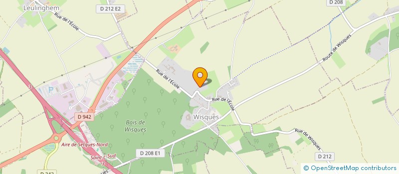 localisation de l'entreprise COMMUNE DE WISQUES  WISQUES