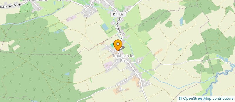 localisation de l'entreprise COMMUNE DE WOLFERSDORF  WOLFERSDORF