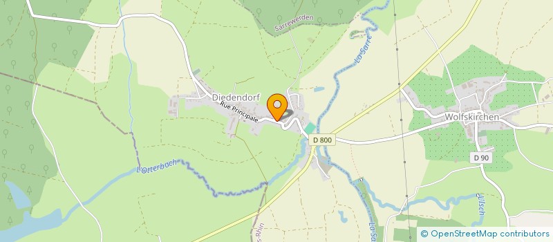 localisation de l'entreprise COMMUNE DE WOLFSKIRCHEN  WOLFSKIRCHEN