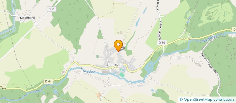 localisation de l'entreprise COMMUNE DE XERTIGNY  XERTIGNY