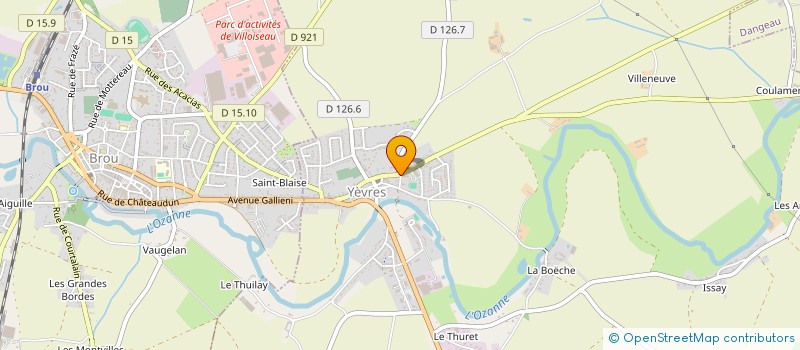localisation de l'entreprise COMMUNE DE YEVRES à YEVRES