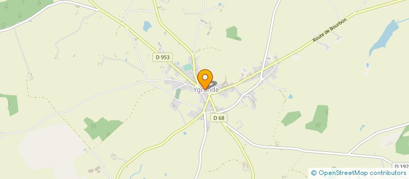 localisation de l'entreprise COMMUNE DE YGRANDE à YGRANDE