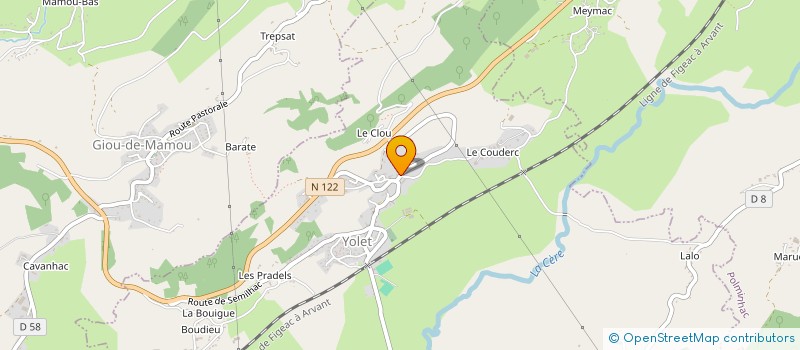 localisation de l'entreprise COMMUNE DE YOLET à YOLET