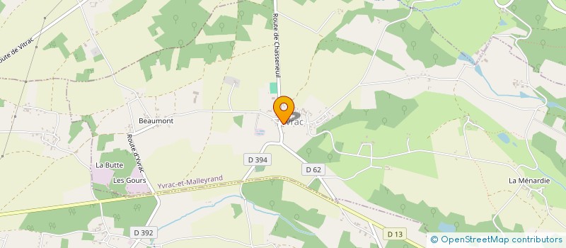 localisation de l'entreprise COMMUNE DE YVRAC ET MALLEYRAND à YVRAC-ET-MALLEYRAND