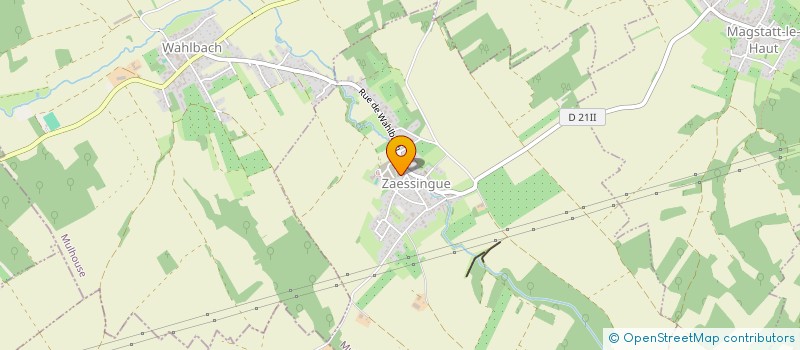 localisation de l'entreprise COMMUNE DE ZAESSINGUE  ZAESSINGUE