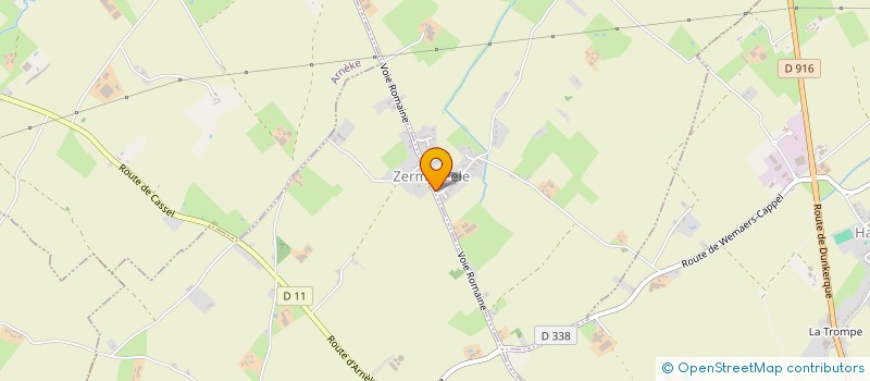 localisation de l'entreprise COMMUNE DE ZERMEZEELE à ZERMEZEELE