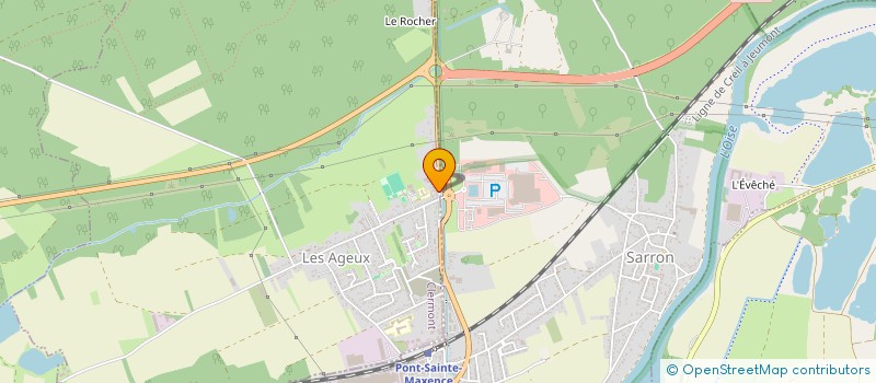 localisation de l'entreprise COMMUNE DES AGEUX  LES AGEUX