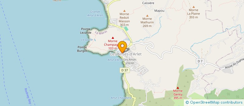localisation de l'entreprise COMMUNE DES ANSES D'ARLET à LES ANSES-D'ARLET