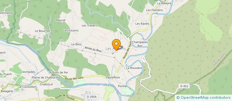 localisation de l'entreprise COMMUNE DES ASSIONS à LES ASSIONS