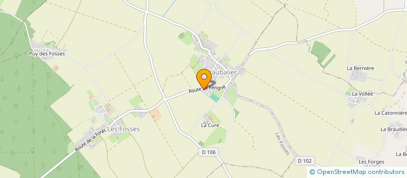 localisation de l'entreprise COMMUNE DES FOSSES  LES FOSSES