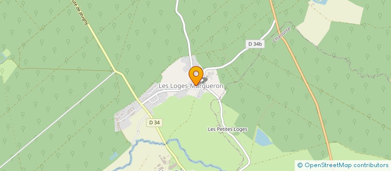localisation de l'entreprise COMMUNE DES LOGES MARGUERON  LES LOGES-MARGUERON