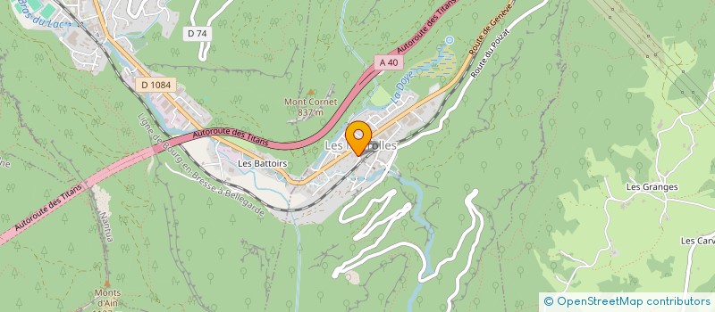 localisation de l'entreprise COMMUNE DES NEYROLLES  LES NEYROLLES