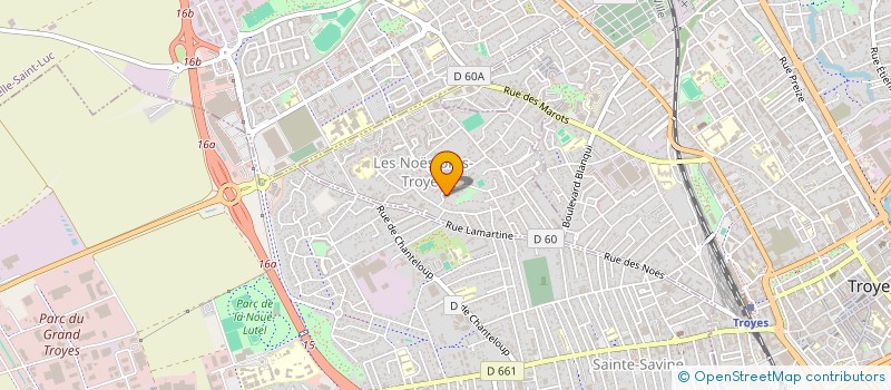 localisation de l'entreprise COMMUNE DES NOES-PRES-TROYES  LES NOES-PRES-TROYES