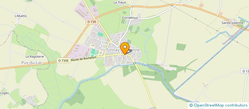 localisation de l'entreprise COMMUNE DES NOUILLERS  LES NOUILLERS