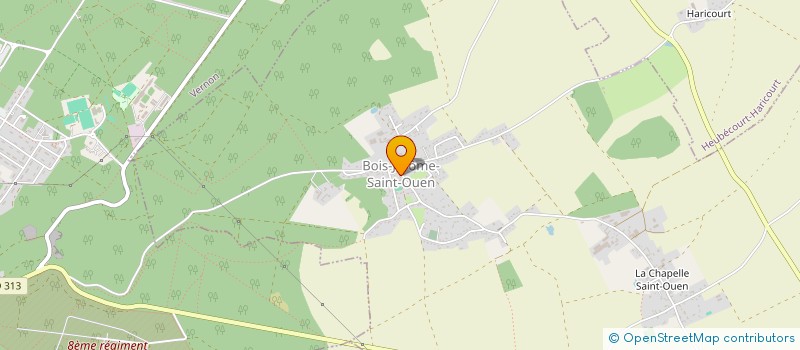 localisation de l'entreprise COMMUNE DU BOIS JEROME SAINT OUEN  BOIS-JEROME-SAINT-OUEN