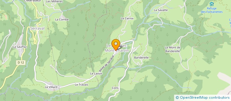 localisation de l'entreprise COMMUNE DU BOUCHET-MONT-CHARVIN  LE BOUCHET-MONT-CHARVIN